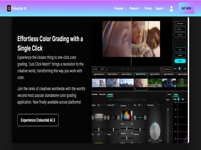 COLOURLAB : Free AI Tool 4 Video Color Grading 2