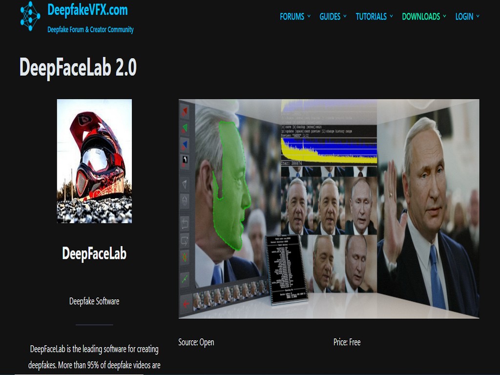 DEEPFACELAB Free AI Tool 2 Generate High Quality DeepFake Videos 1