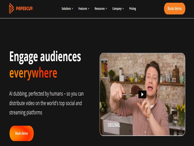 PAPERCUP : Free AI Tool 2 Dubbed Videos