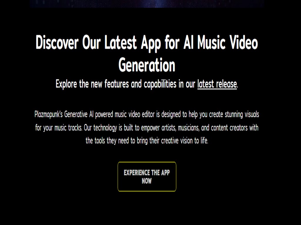 PLAZMAPUNK: Free AI Tool 2 Create Music Videos