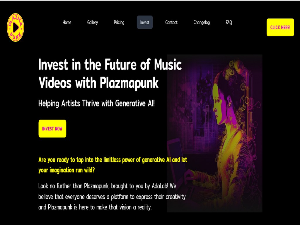 PLAZMAPUNK: Free AI Tool 2 Create Music Videos 2