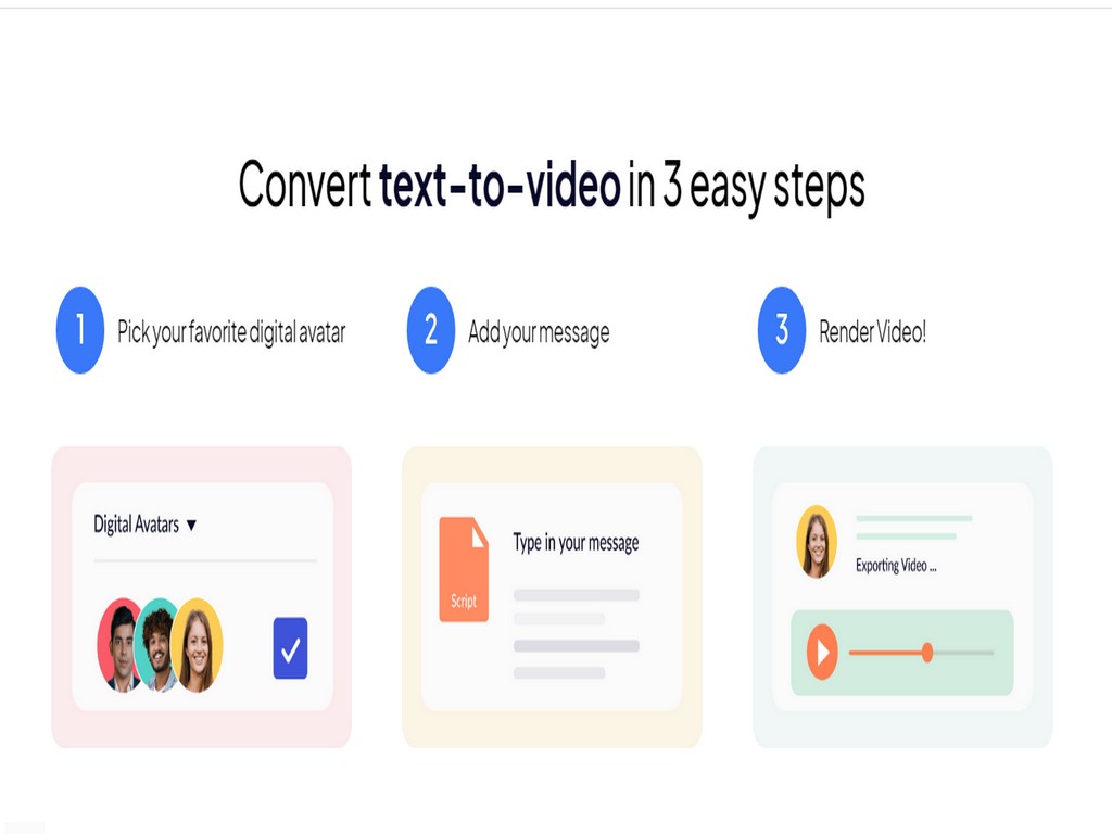 REPHRASE AI: Free AI Tool 2 Generate Text to Video 3