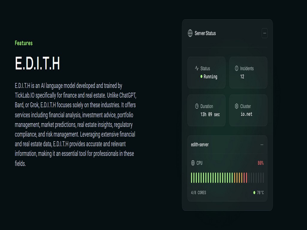 TickLab: AI and E.D.I.T.H. Leading the Finance Revolution